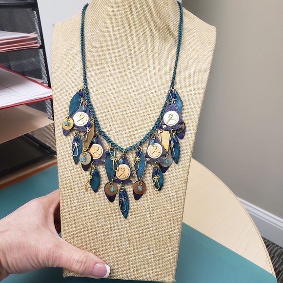 Eclectic Artsy, Made from India, NWT, Fashion Necklace & Earring Set - Picture 14 of 16